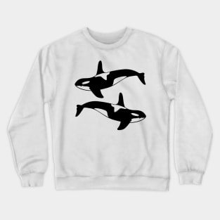 killer whale Crewneck Sweatshirt